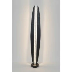 Holländer SIMBOLO Stehleuchte LED Schwarz, Silber, Braun, 1-flammig