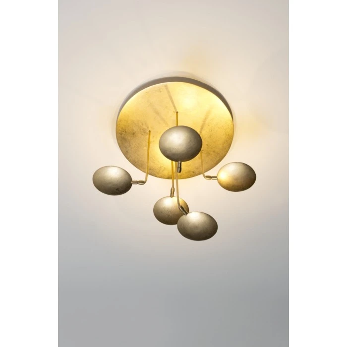 Holländer TRASFORMISTA Deckenleuchte LED Gold, 5-flammig 1 Holländer TRASFORMISTA Deckenleuchte LED Gold, 5-flammig