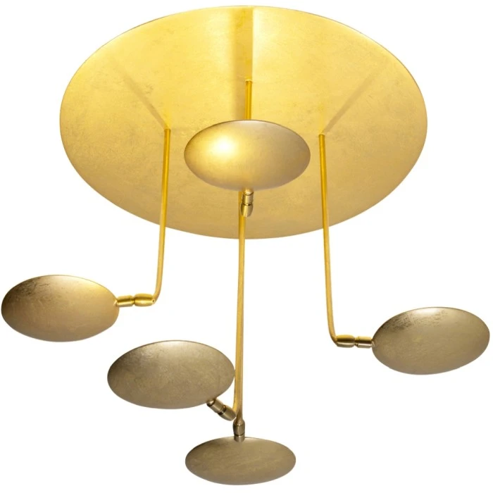 Holländer TRASFORMISTA Deckenleuchte LED Gold, 5-flammig 3 Holländer TRASFORMISTA Deckenleuchte LED Gold, 5-flammig – Bild 3