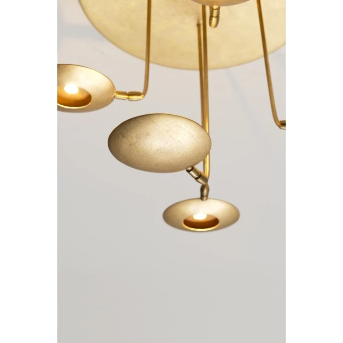 Holländer TRASFORMISTA Deckenleuchte LED Gold, 5-flammig 7 Holländer TRASFORMISTA Deckenleuchte LED Gold, 5-flammig – Bild 7