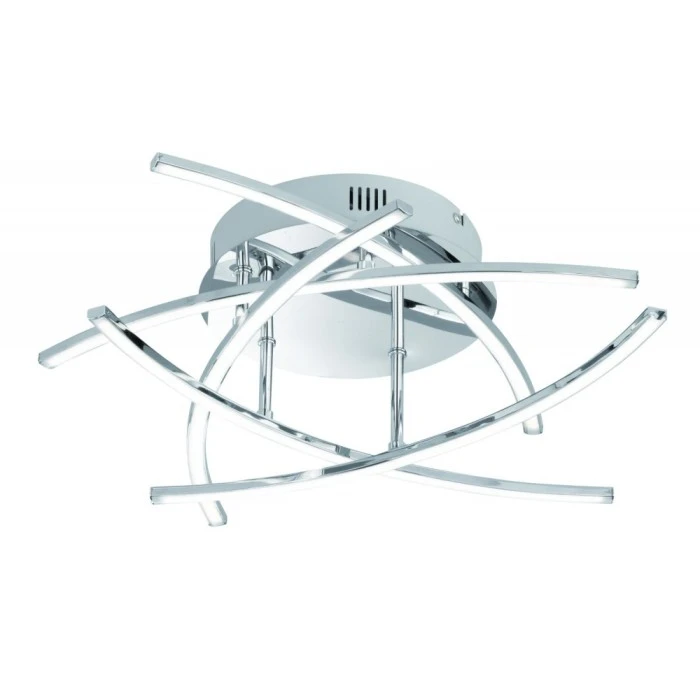 Honsel Leuchten Honsel Cross Deckenleuchte LED Chrom, 5-flammig 2 Honsel Leuchten Honsel Cross Deckenleuchte LED Chrom, 5-flammig – Bild 2