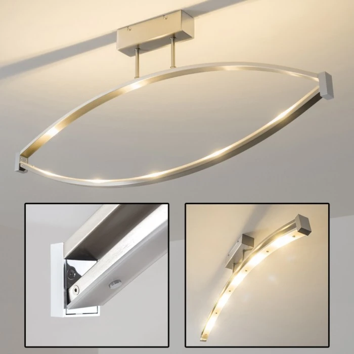 Honsel Leuchten Honsel Lucy Deckenleuchte LED Chrom, Edelstahl, 5-flammig 1 Honsel Leuchten Honsel Lucy Deckenleuchte LED Chrom, Edelstahl, 5-flammig