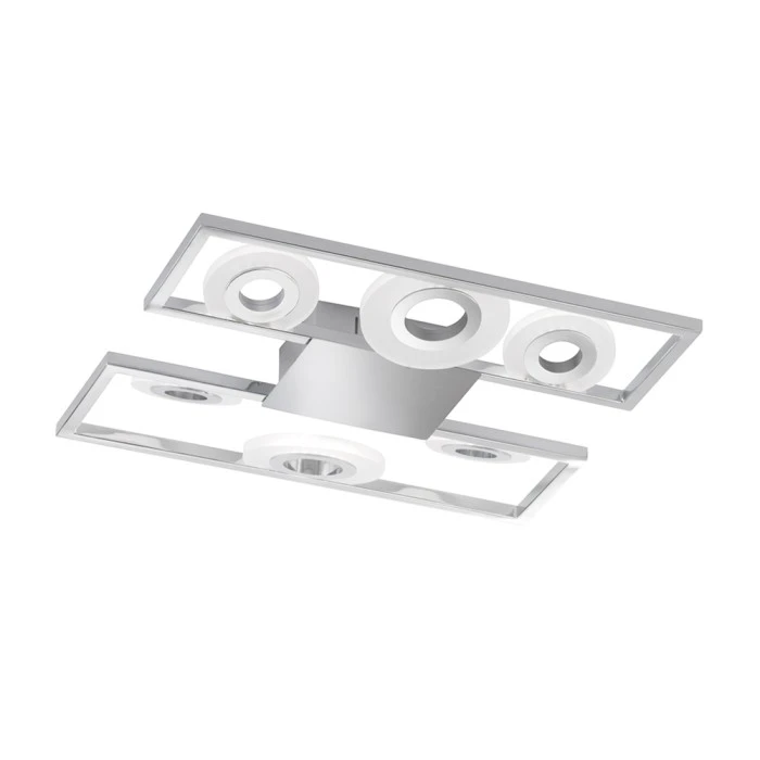 Honsel Leuchten Honsel Spins Deckenleuchte LED Chrom, 1-flammig 1 Honsel Leuchten Honsel Spins Deckenleuchte LED Chrom, 1-flammig