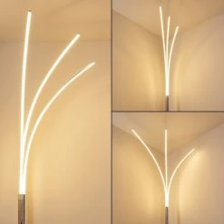 Hofstein Horpmaal Bogenleuchte LED Chrom, 3-flammig -LED Leuchten Verkäufe 2022 horpmaal bogenleuchte h3268414 do1 3