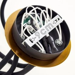 Hofstein Hovslund Deckenleuchte LED Schwarz, Gold, 5-flammig -LED Leuchten Verkäufe 2022 hovslund deckenleuchte h3345023 19