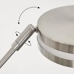 Hofstein Huallilemu Stehleuchte LED Nickel-Matt, 1-flammig -LED Leuchten Verkäufe 2022 huallilemu stehleuchte h3653197 5