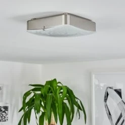 Hofstein Hutton Deckenleuchte LED Nickel-Matt, 1-flammig -LED Leuchten Verkäufe 2022 hutton deckenleuchte h3550434 11