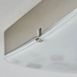 Hofstein Hutton Deckenleuchte LED Nickel-Matt, 1-flammig -LED Leuchten Verkäufe 2022 hutton deckenleuchte h3550434 2