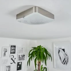 Hofstein Hutton Deckenleuchte LED Nickel-Matt, 1-flammig -LED Leuchten Verkäufe 2022 hutton deckenleuchte h3550434 4