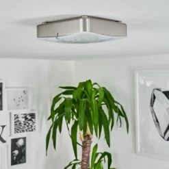 Hofstein Hutton Deckenleuchte LED Nickel-Matt, 1-flammig -LED Leuchten Verkäufe 2022 hutton deckenleuchte h3550434 9