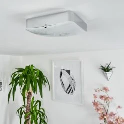 Hofstein Hutton Deckenleuchte LED Chrom, 1-flammig -LED Leuchten Verkäufe 2022 hutton deckenleuchte h3550465 9