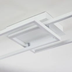 Hofstein Hyacinthe Deckenleuchte LED Chrom, Wei&szlig;, 1-flammig -LED Leuchten Verkäufe 2022 hyacinthe deckenleuchte h3457122 2