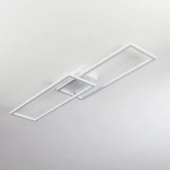 Hofstein Hyacinthe Deckenleuchte LED Chrom, Wei&szlig;, 1-flammig -LED Leuchten Verkäufe 2022 hyacinthe deckenleuchte h3457122 7