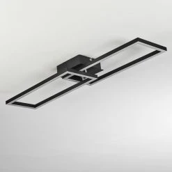 Hofstein Hyacinthe Deckenleuchte LED Chrom, Schwarz, 1-flammig -LED Leuchten Verkäufe 2022 hyacinthe deckenleuchte h3457177 7