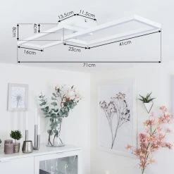 Hofstein Hyacinthe Deckenleuchte LED Wei&szlig;, 1-flammig -LED Leuchten Verkäufe 2022 hyacinthe deckenleuchte h3551646 3