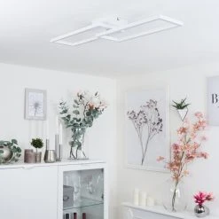 Hofstein Hyacinthe Deckenleuchte LED Wei&szlig;, 1-flammig -LED Leuchten Verkäufe 2022 hyacinthe deckenleuchte h3551646 9