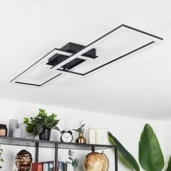 Hofstein Hyacinthe Deckenleuchte LED Schwarz, 1-flammig, Fernbedienung -LED Leuchten Verkäufe 2022 hyacinthe deckenleuchte h3651735 11