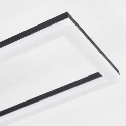 Hofstein Hyacinthe Deckenleuchte LED Schwarz, 1-flammig, Fernbedienung -LED Leuchten Verkäufe 2022 hyacinthe deckenleuchte h3651735 2