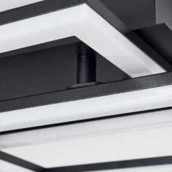 Hofstein Hyacinthe Deckenleuchte LED Schwarz, 1-flammig, Fernbedienung -LED Leuchten Verkäufe 2022 hyacinthe deckenleuchte h3651735 5