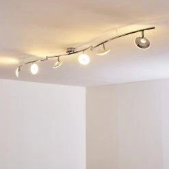 Hofstein Ibex Deckenleuchte LED Chrom, 6-flammig -LED Leuchten Verkäufe 2022 ibex deckenleuchte h3110935 do1 10