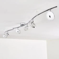 Hofstein Ibex Deckenleuchte LED Chrom, 6-flammig -LED Leuchten Verkäufe 2022 ibex deckenleuchte h3110935 do1 16