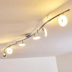 Hofstein Ibex Deckenleuchte LED Chrom, 6-flammig -LED Leuchten Verkäufe 2022 ibex deckenleuchte h3110935 do1 4