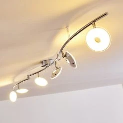 Hofstein Ibex Deckenleuchte LED Chrom, 6-flammig -LED Leuchten Verkäufe 2022 ibex deckenleuchte h3110935 do1 9