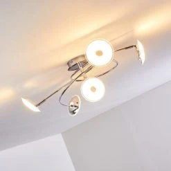 Hofstein Ibex Spirale Deckenleuchte LED Chrom, 5-flammig -LED Leuchten Verkäufe 2022 ibex spirale deckenleuchte h3270028 do1 16