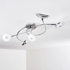 Hofstein Ibex Spirale Deckenleuchte LED Chrom, 5-flammig -LED Leuchten Verkäufe 2022 ibex spirale deckenleuchte h3270028 do1 5