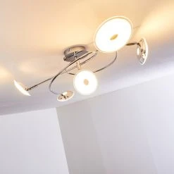 Hofstein Ibex Spirale Deckenleuchte LED Chrom, 5-flammig -LED Leuchten Verkäufe 2022 ibex spirale deckenleuchte h3270028 do1 6