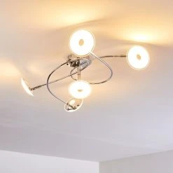 Hofstein Ibex Spirale Deckenleuchte LED Chrom, 5-flammig -LED Leuchten Verkäufe 2022 ibex spirale deckenleuchte h3270028 do1 9