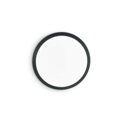 Ideallux GEMMA Deckenleuchte LED Schwarz, 1-flammig