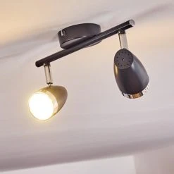 Hofstein Idlewild Deckenleuchte LED Schwarz, 2-flammig -LED Leuchten Verkäufe 2022 idlewild deckenleuchte h3382141 8