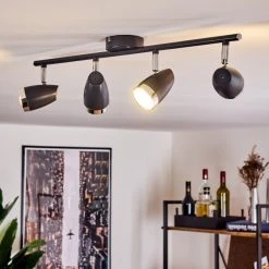 Hofstein Idlewild Deckenleuchte LED Schwarz, 4-flammig -LED Leuchten Verkäufe 2022 idlewild deckenleuchte h3382165 6