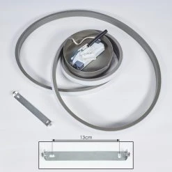 Hofstein Ignal Deckenleuchte LED Grau, 1-flammig -LED Leuchten Verkäufe 2022 ignal deckenleuchte h3416365 4