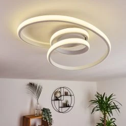 Hofstein Ignal Deckenleuchte LED Wei&szlig;, 1-flammig -LED Leuchten Verkäufe 2022 ignal deckenleuchte h3416389 10