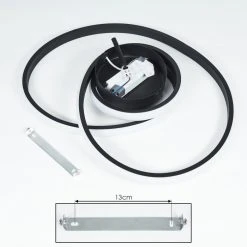 Hofstein Ignal Deckenleuchte LED Schwarz, 1-flammig -LED Leuchten Verkäufe 2022 ignal deckenleuchte h3416402 4