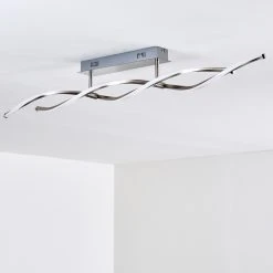 Hofstein Imatro Deckenleuchte LED Nickel-Matt, 2-flammig 27 Hofstein Imatro Deckenleuchte LED Nickel-Matt, 2-flammig -LED Leuchten Verkäufe 2022 imatro deckenleuchte h3097045 12