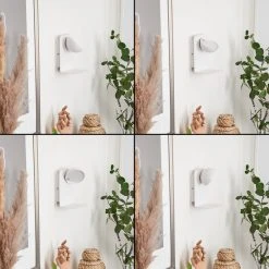 Hofstein Inkeroinen Wandleuchte LED Wei&szlig;, 1-flammig -LED Leuchten Verkäufe 2022 inkeroinen wandleuchte h3460221 11