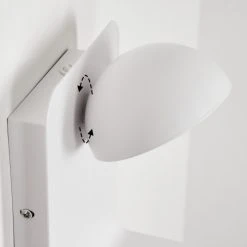 Hofstein Inkeroinen Wandleuchte LED Wei&szlig;, 1-flammig -LED Leuchten Verkäufe 2022 inkeroinen wandleuchte h3460221 2