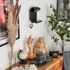 Hofstein Inkeroinen Wandleuchte LED Schwarz, 1-flammig -LED Leuchten Verkäufe 2022 inkeroinen wandleuchte h3582022 9