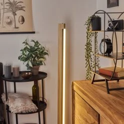 Hofstein Inzino Stehleuchte LED Schwarz, Naturfarben, 1-flammig -LED Leuchten Verkäufe 2022 inzino stehleuchte h3452417 10