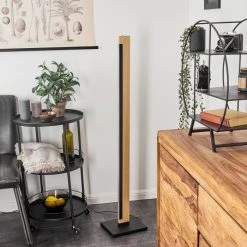 Hofstein Inzino Stehleuchte LED Schwarz, Naturfarben, 1-flammig -LED Leuchten Verkäufe 2022 inzino stehleuchte h3452417 12