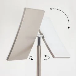 Hofstein Jamilena Deckenfluter LED Nickel-Matt, 3-flammig, Fernbedienung -LED Leuchten Verkäufe 2022 jamilena deckenfluter h3384626 5