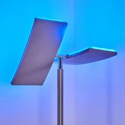 Hofstein Jamilena Deckenfluter LED Nickel-Matt, 3-flammig, Fernbedienung -LED Leuchten Verkäufe 2022 jamilena deckenfluter h3384626 8