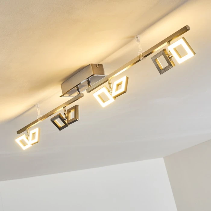 Hofstein JAMSA Deckenleuchte LED Edelstahl, 8-flammig 17 Hofstein JAMSA Deckenleuchte LED Edelstahl, 8-flammig – Bild 17