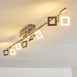 Hofstein JAMSA Deckenleuchte LED Edelstahl, 8-flammig 26 Hofstein JAMSA Deckenleuchte LED Edelstahl, 8-flammig -LED Leuchten Verkäufe 2022 jamsa deckenleuchte h3111246 6