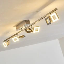 Hofstein JAMSA Deckenleuchte LED Edelstahl, 8-flammig 28 Hofstein JAMSA Deckenleuchte LED Edelstahl, 8-flammig -LED Leuchten Verkäufe 2022 jamsa deckenleuchte h3111246 8