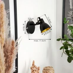 Hofstein Javel Wandleuchte LED Schwarz, 1-flammig -LED Leuchten Verkäufe 2022 javel wandleuchte h3579787 3