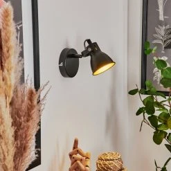 Hofstein Javel Wandleuchte LED Schwarz, 1-flammig -LED Leuchten Verkäufe 2022 javel wandleuchte h3579787 6